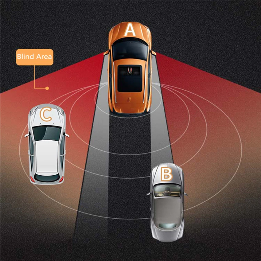 For Honda Civic 9th 2012-2015 Car BSM BSD BSA Radar Blind Spot Monitoring Reversing Detection Sensor Parallel Line Aid