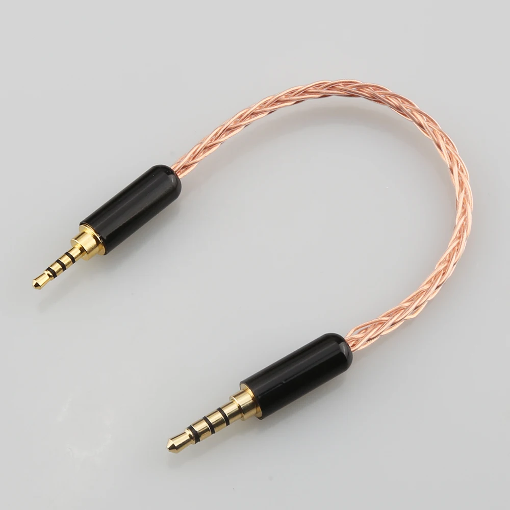 

Audiocrast Copper 2.5mm 4poles to 3.5mm 4poles AUX Audio Cable P99 P01 Car Audio Extension cable HIFI