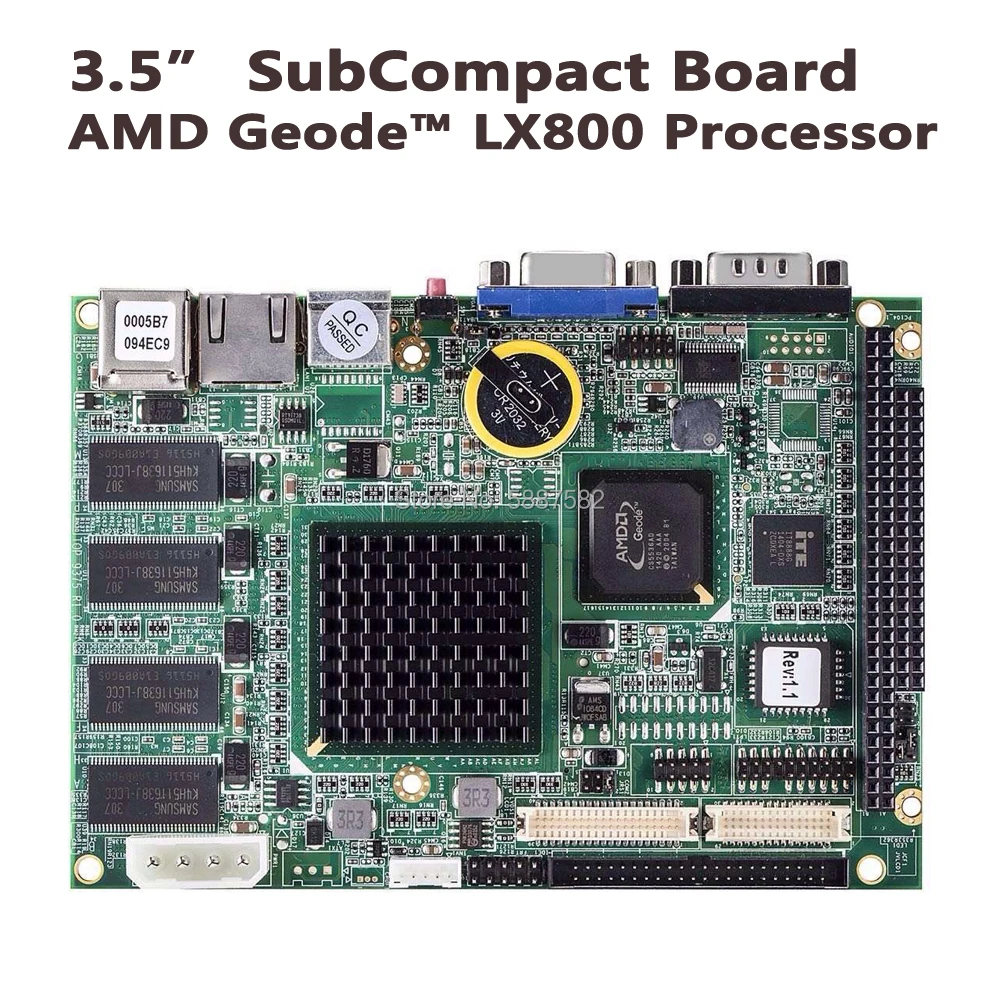 Placa Compacta com 35 Amd Geode™processador Lx800 Pc104 Semelhante ao Aaeon Gene5315