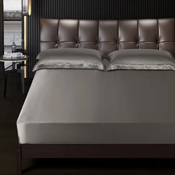 DISANGNI real silk bed sheet large extra large 100% pure mulberry silk luxury seamless silk bed sheet support customization