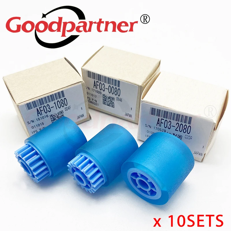 10X AF03-0080 AF03-1080 AF03-2080 Pickup Feed Separation Roller for Ricoh 1100 1350 9000 1106 1107 1356 1357 906 907 2090