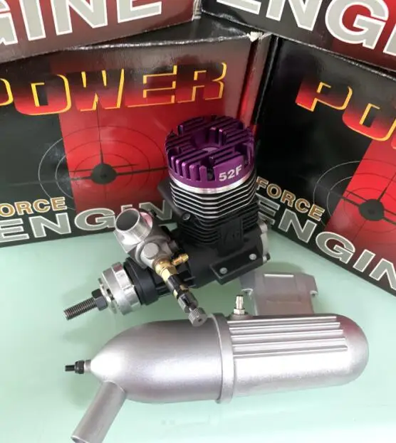 Imported FCPower FC52 2 Stroke 52 Nitro Engine Motor Instead of ASP S52A / S52AII Nitro Engine 52 Grade for RC Airplane