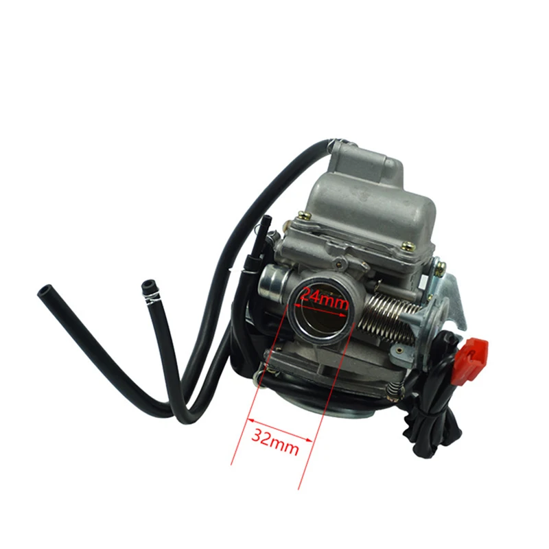 PD24J 24mm Carb Carburetor For Gy6 100cc 125cc 150cc 200cc Engine Motorcycle ATV Go Kart Moped Scooter Dirt Bike 152QMI 157QMJ