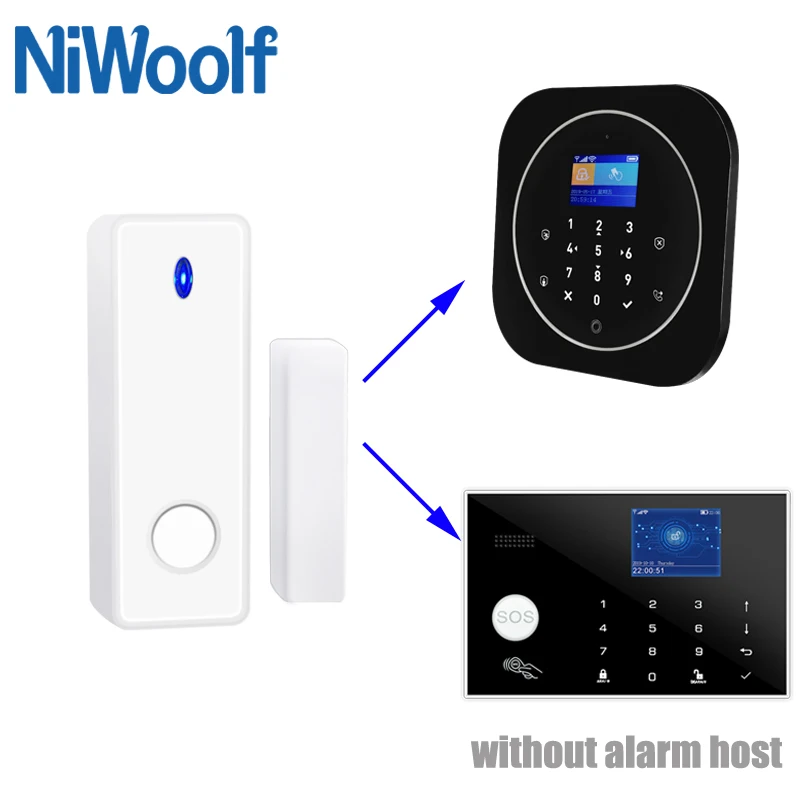433MHz Wireless Door Sensor Window Open Closed Detector For Our Home Security Burglar Alarm System