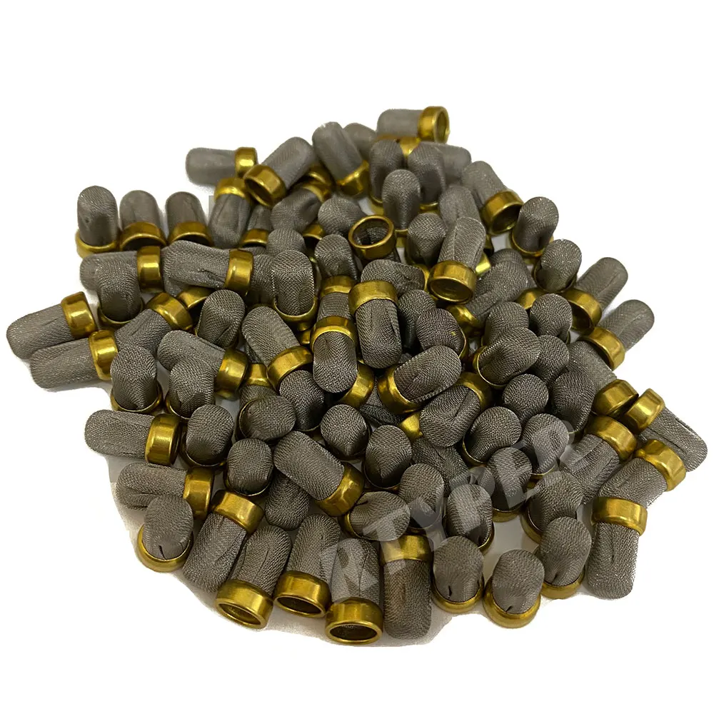 200 PCS Fuel Injector Repair Kit Metal Micro Filter 11009 For Toyota Pickup 4 Runner Sienna Avalon Solara 3.0L 6*3*10.5mm view 4