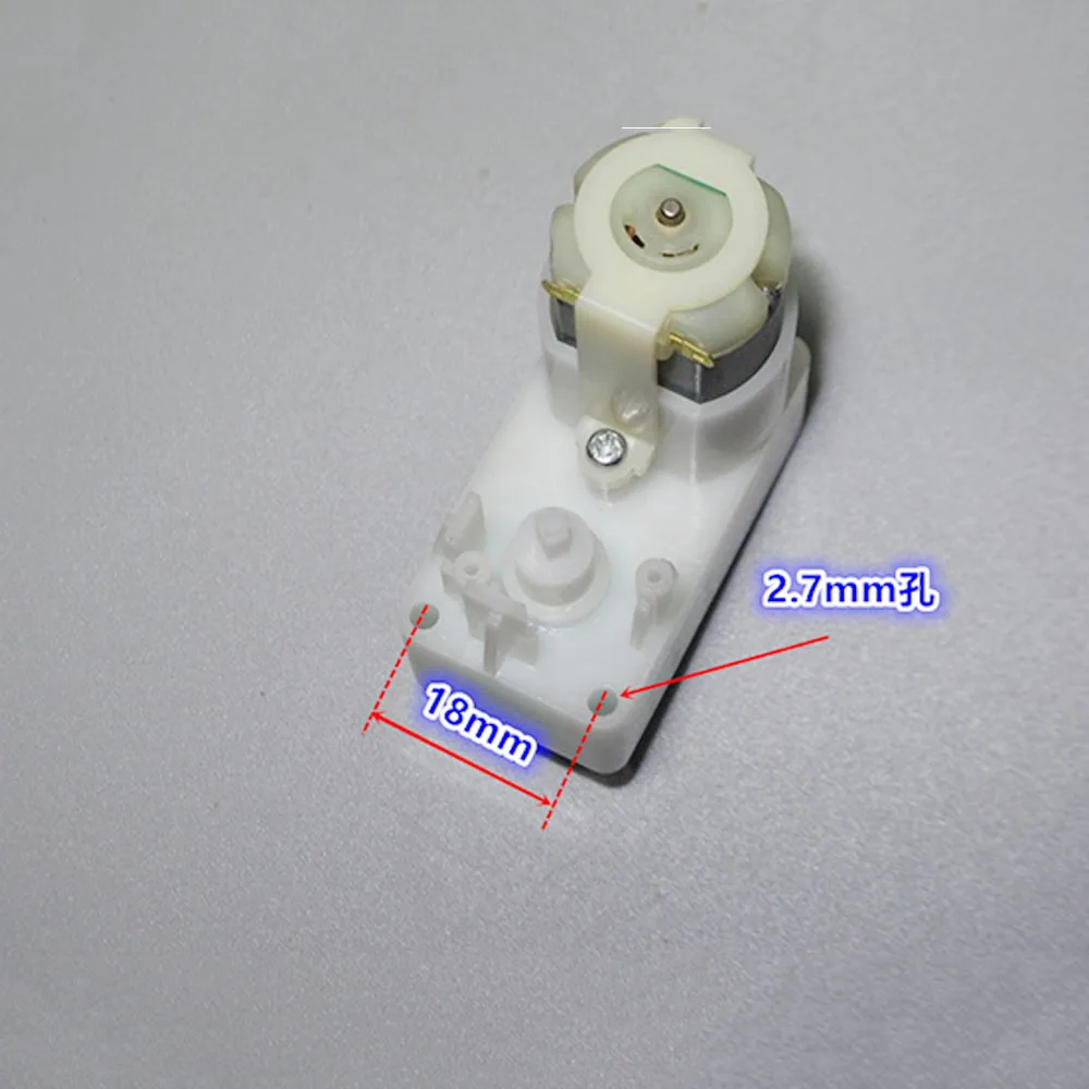 DC 5V 9V 12V Volt Micro Mini 130 Gear Motor Slow Speed Carbon Brush High Torque 7 Type   Toy Smart Car Robot Reduction Motor image 5
