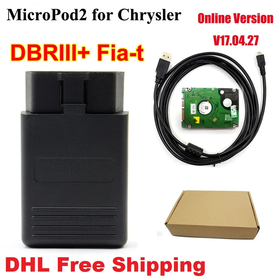 

2022 Newest Online V17.04.27 MICROPOD 2 Diagnostic Tool For Chrysler/D-odge/J-p Multi-Languages MicroPod2 DBRIII Free Shipping