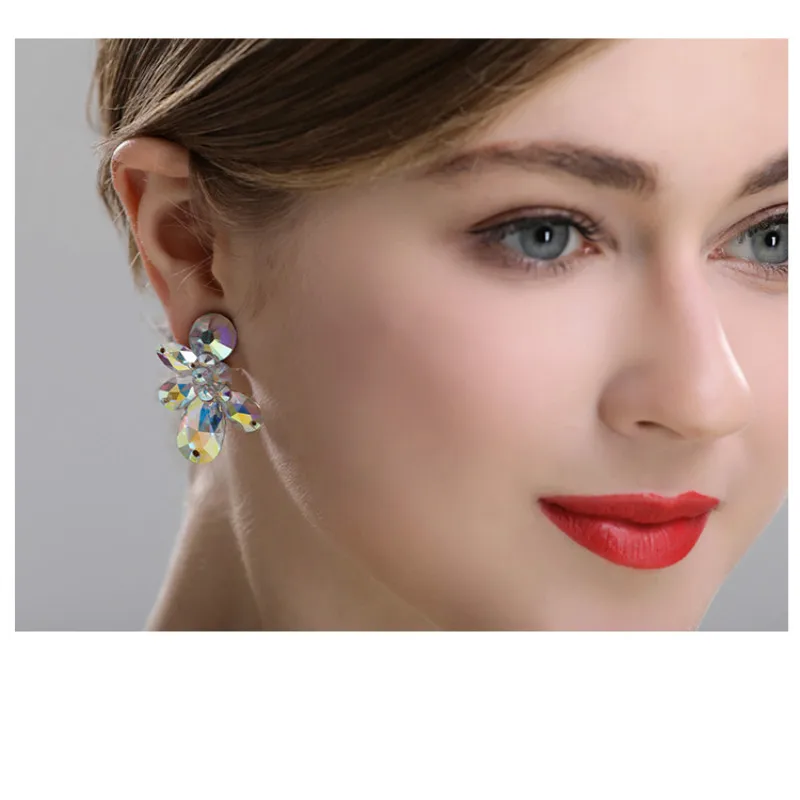 H2603 Women Dangle Earrings Professional Dance Accessories Latin Modern National Standard Dance Performance Competition Jewelry