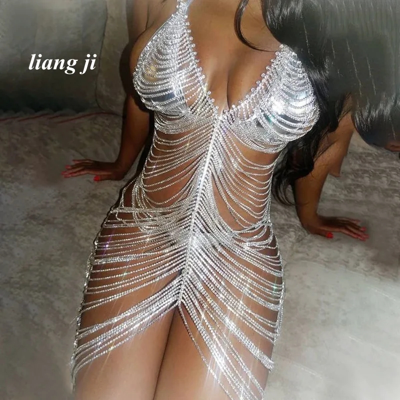 Sexy bikini body chain Chest chain Dress chain Makeup Dance Lumbar chain Crystal dress skirt chain портупея body jewelry