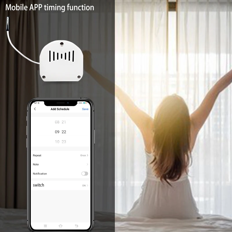 Módulo de interruptor de luz inteligente con Wifi, Control remoto por aplicación, compatible con Alexa y Google Home, Tuya, Smart Life, 2 entradas,