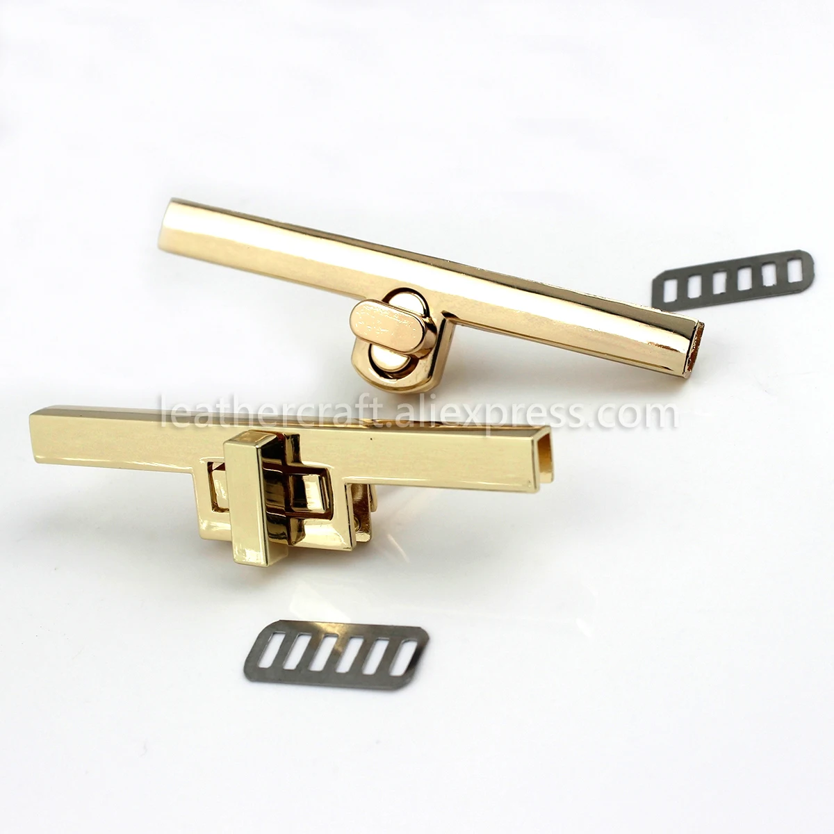 1x Metal Bag Tape Turn Lock Twist Lock Clasp buckles Leather Craft Women Bag Handbag Shoulder Bag Purse DIY Hardware