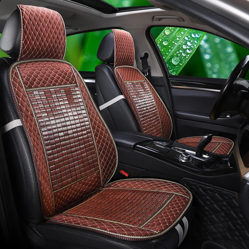 Car seat summer cooler mat bamboo mat single piece summer breathable truck seat mat car mat with bamboo bamboo car mat