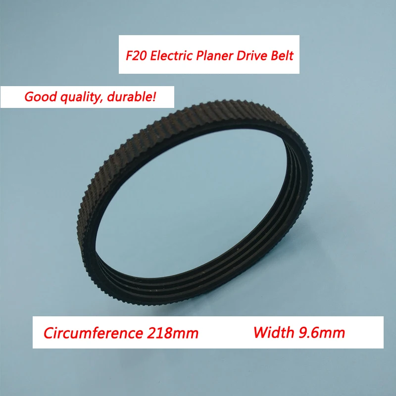 

5 Pieces Electric Planer Drive Belt For F20 Electric Planer Motor Belt. (Width 9.6mm, Circumference 218mm)