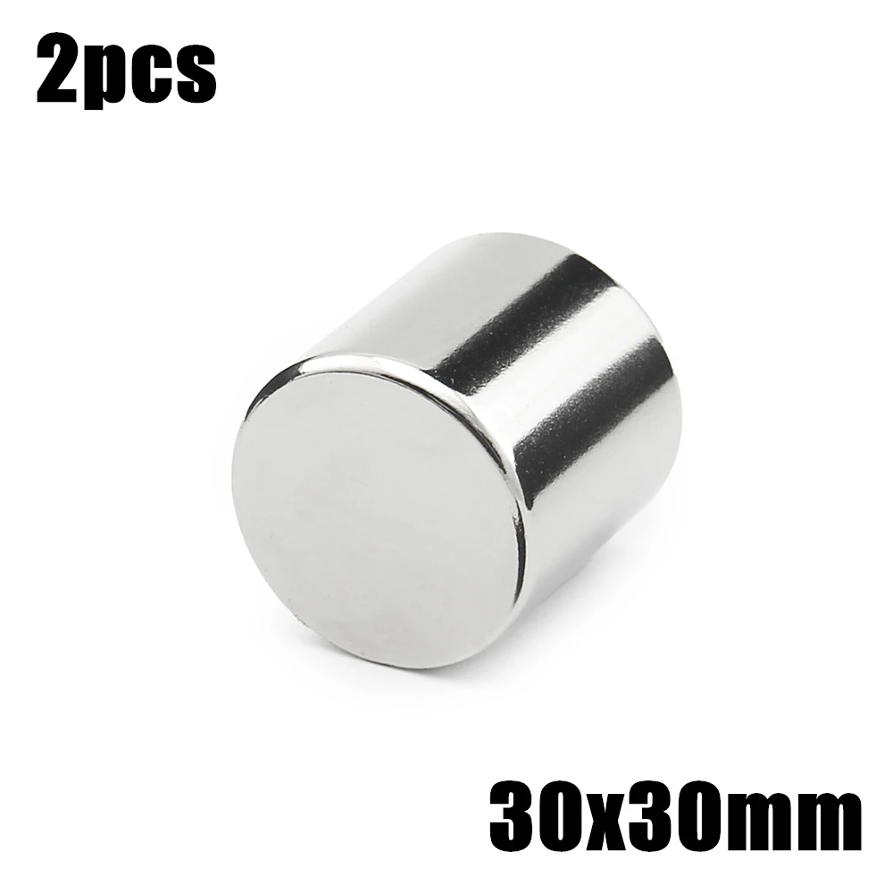 

2pcs 30x30mm Super Powerful Strong Bulk Small Round NdFeB Neodymium Disc Magnets Dia 30mm x 30mm N35 Rare Earth NdFeB Magnet