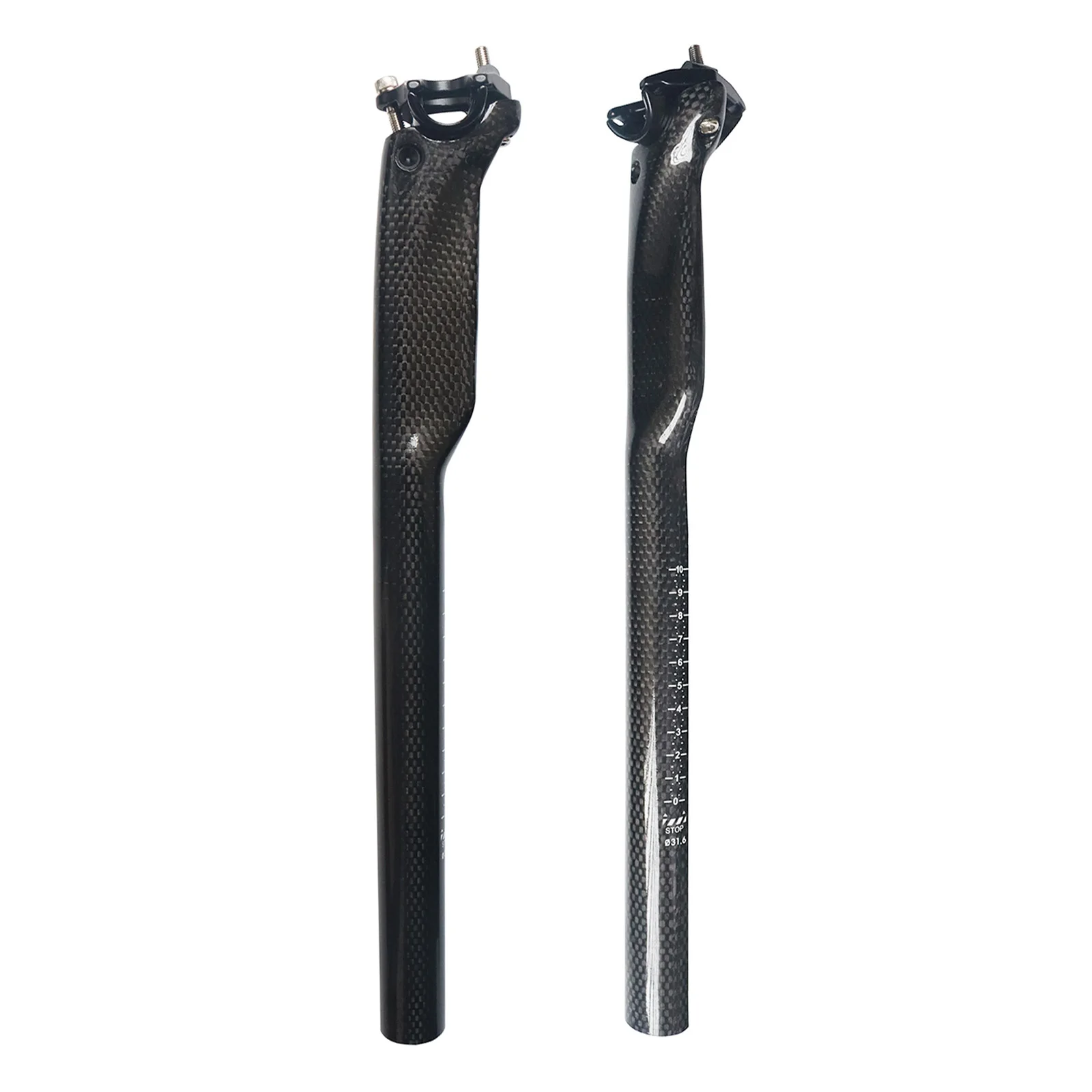 Carbon Seat High Strength Seat Tubes 27.2/30.8/31.6mm Mute Bright 3K Carbon Fiber MTB/ Road Bicycle Carbon Seat Pillar Tubes