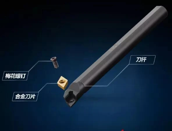 Suporte da ferramenta de giro interno para inserções cnc de carboneto, s16q, sdxcr07, sdxcl07, dcmt, 1 peça