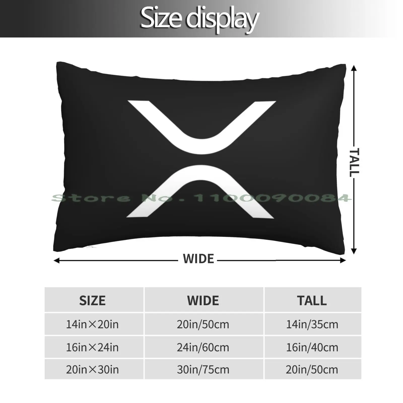 Xrp Pillow Case 20x30 50*75 Sofa Bedroom Xrp Xrapid Ripple Brad Garlinghouse David Schwartz Joelkatz Bearableguy123 Comex