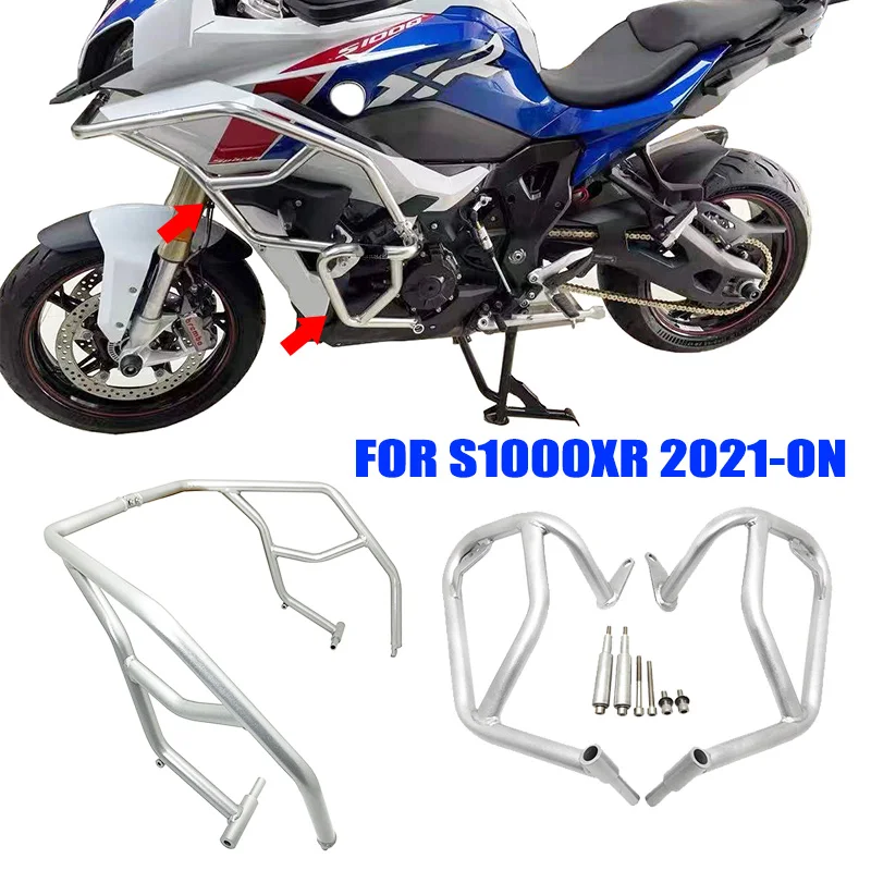 

S1000XR Upper Lower Engine Guard Crash Tank Bar Bumper Fairing Frame Protector For BMW S1000 XR S 1000XR 2021 2022 Motorcycle