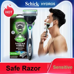 Schick Hydro 5-maquinilla de afeitar de seguridad para hombres, afeitadora de barba, el mejor pelo corporal, Original, envío gratis