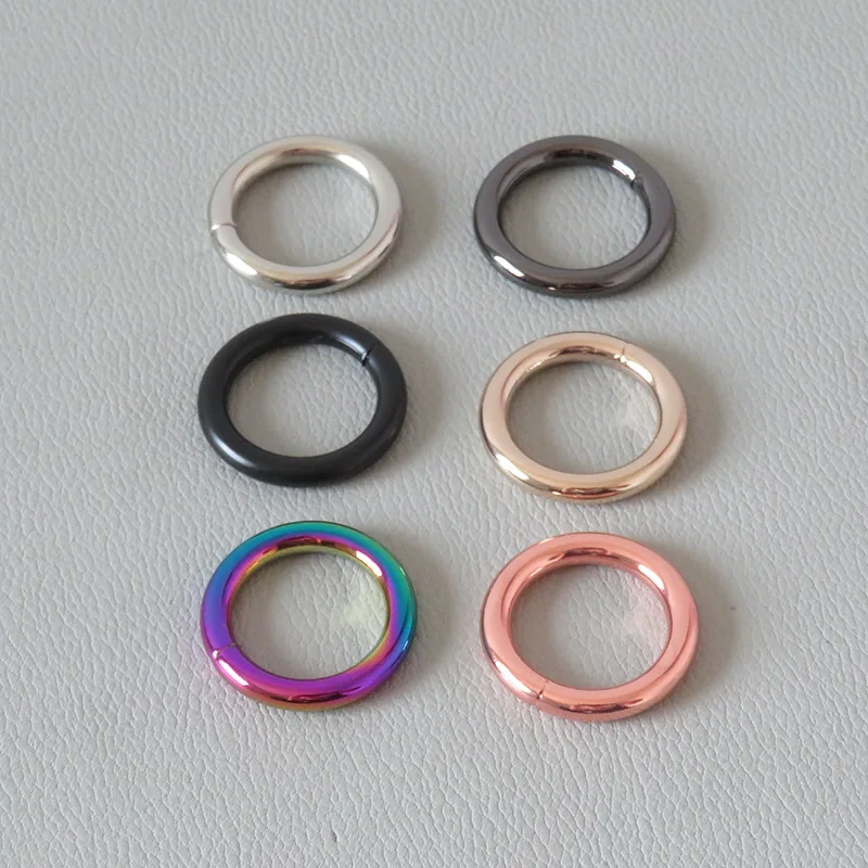 1Pcs Inner 20mm Strong Metal Circular O Ring For Bag Straps Accessory Belt Loop Buckle Hardware Pet Dog Collar Harness Clasp