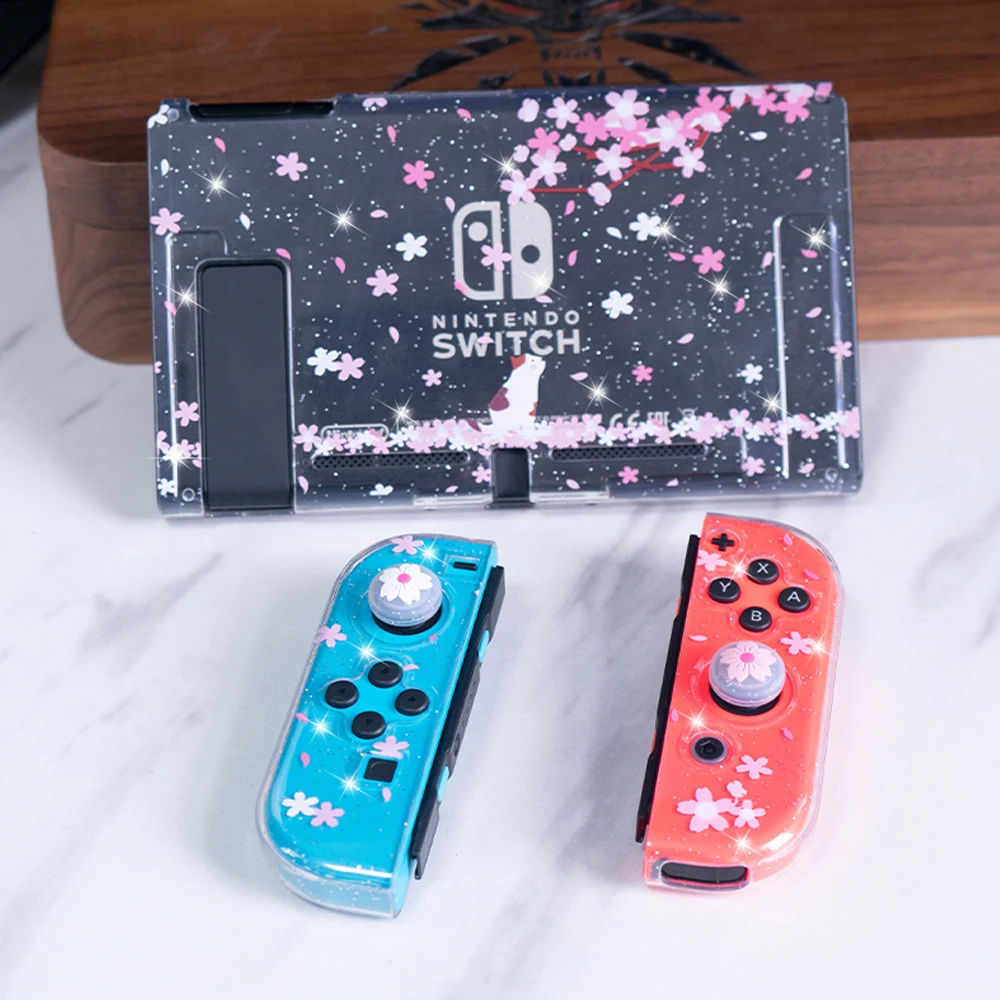 닌텐도 스위치 케이스 보호 케이스 커버 소프트 쉘 PC 닌텐도 스위치 스킨 콘솔 조이 콘 액세서리에 대한 귀여운 NS 카와이
