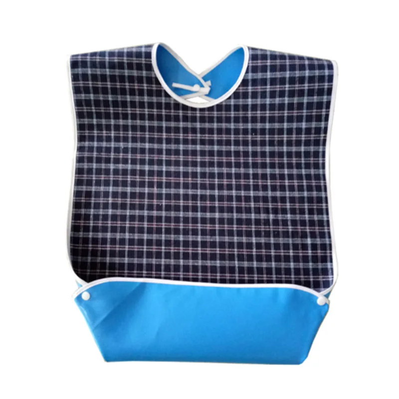 1 Pcs Old Man Apron Large Waterproof Adult Mealtime Bib Clothes Protector