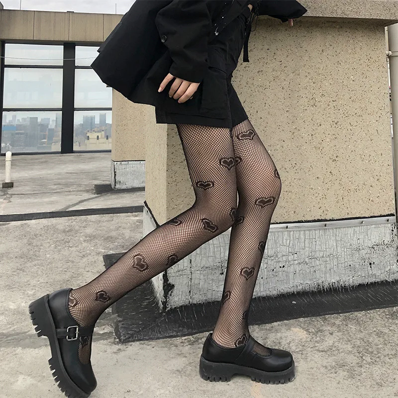 

Sexy Pantyhose Black Women Tights Party Hollow Out Female Mesh Stocking New Arrive Slim Fishnet Stockings Club Wear Hosiery