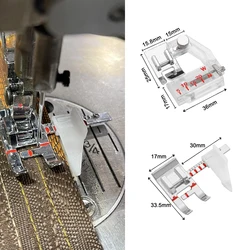 High Quality Sewing Machine accessories Adjustable Guide Presser Foot and Snap-on Adjustable Bias Binder Foot For Brother/Singer