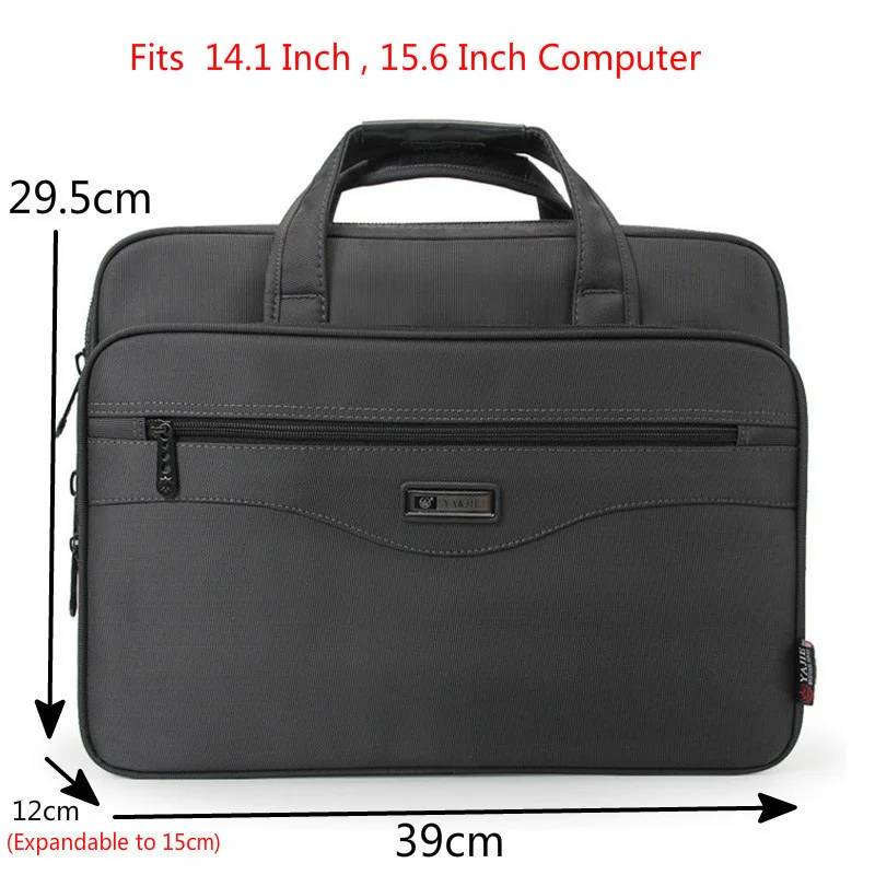 Waterproof Nyolon Mens Briefcase Laptop Bag For Macbook Matebook Pro Men Computers Handbags Business Man Shoulder Travel Bags