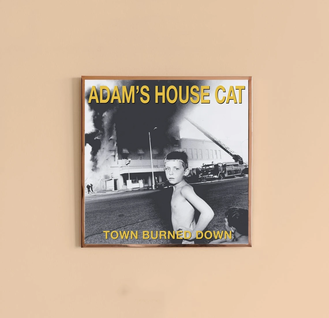 

Adam's House Cat - Town Burned Down Album Cover Canvas Poster Hip Hop Rapper Star Home Wall Painting Decoration (No Frame)