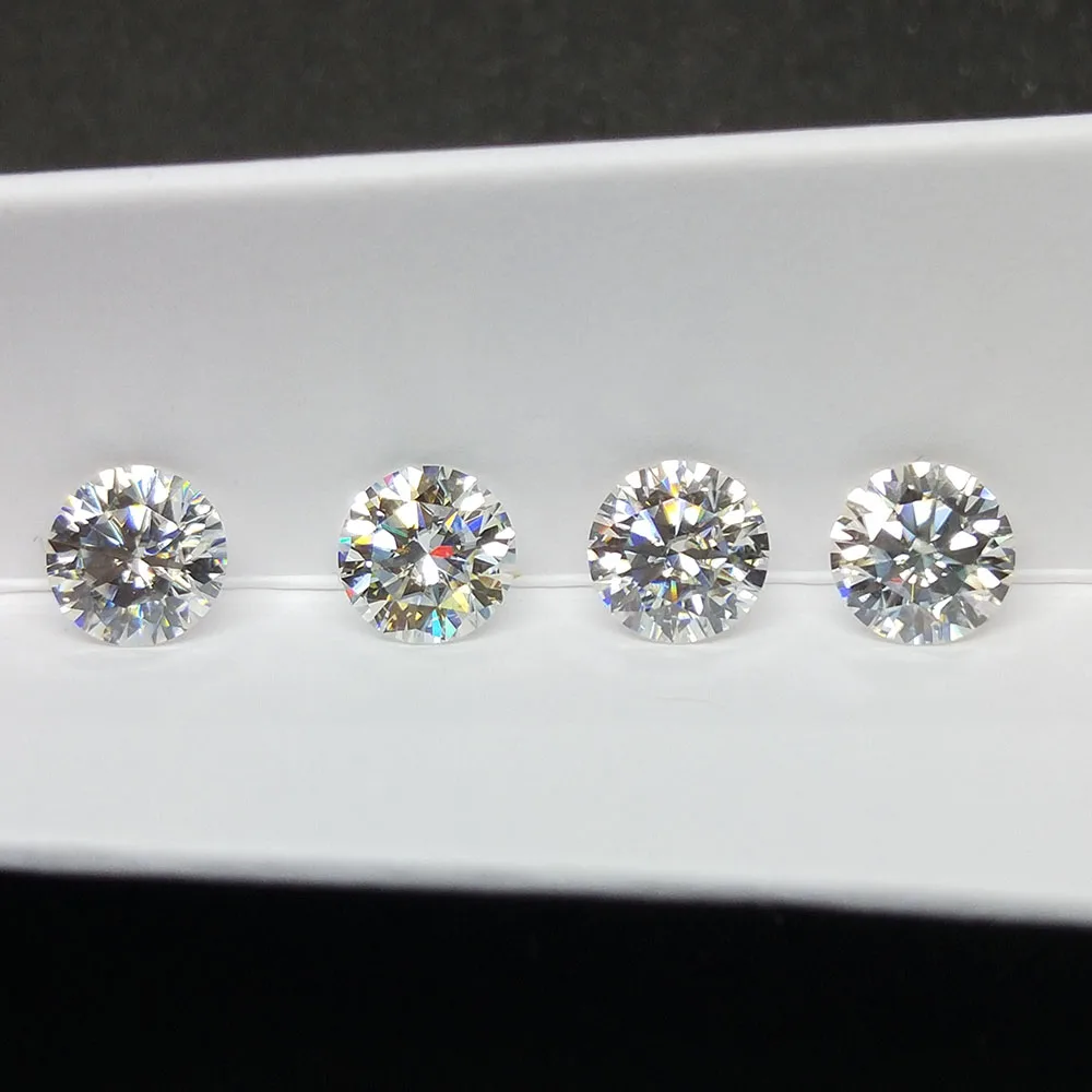 5mm White DEF Diamond GH Synthetic Moissanite Price Per Carat Moisanite