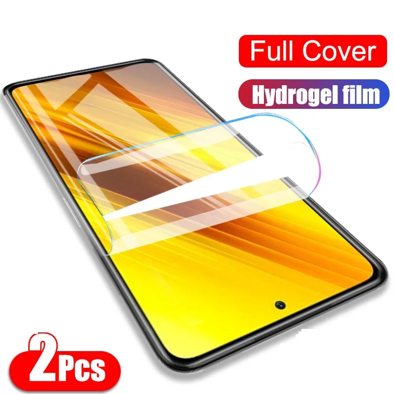 For Xiaomi Poco X3 For Poco X3 nfc Hydrogel Film Protective Full Screen Protector For Xiaomi POCOX3 NFC Film Not Glass