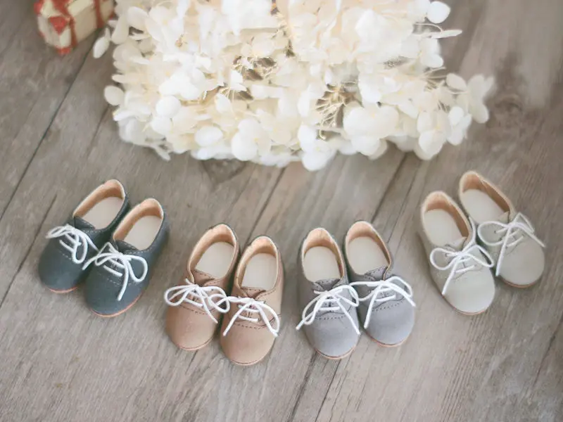 BJD doll shoes are suitable for 1/4 1/6 IMDA2.6 IMDA3.0 size daily art lacing shoes round head flat shoes doll accessories