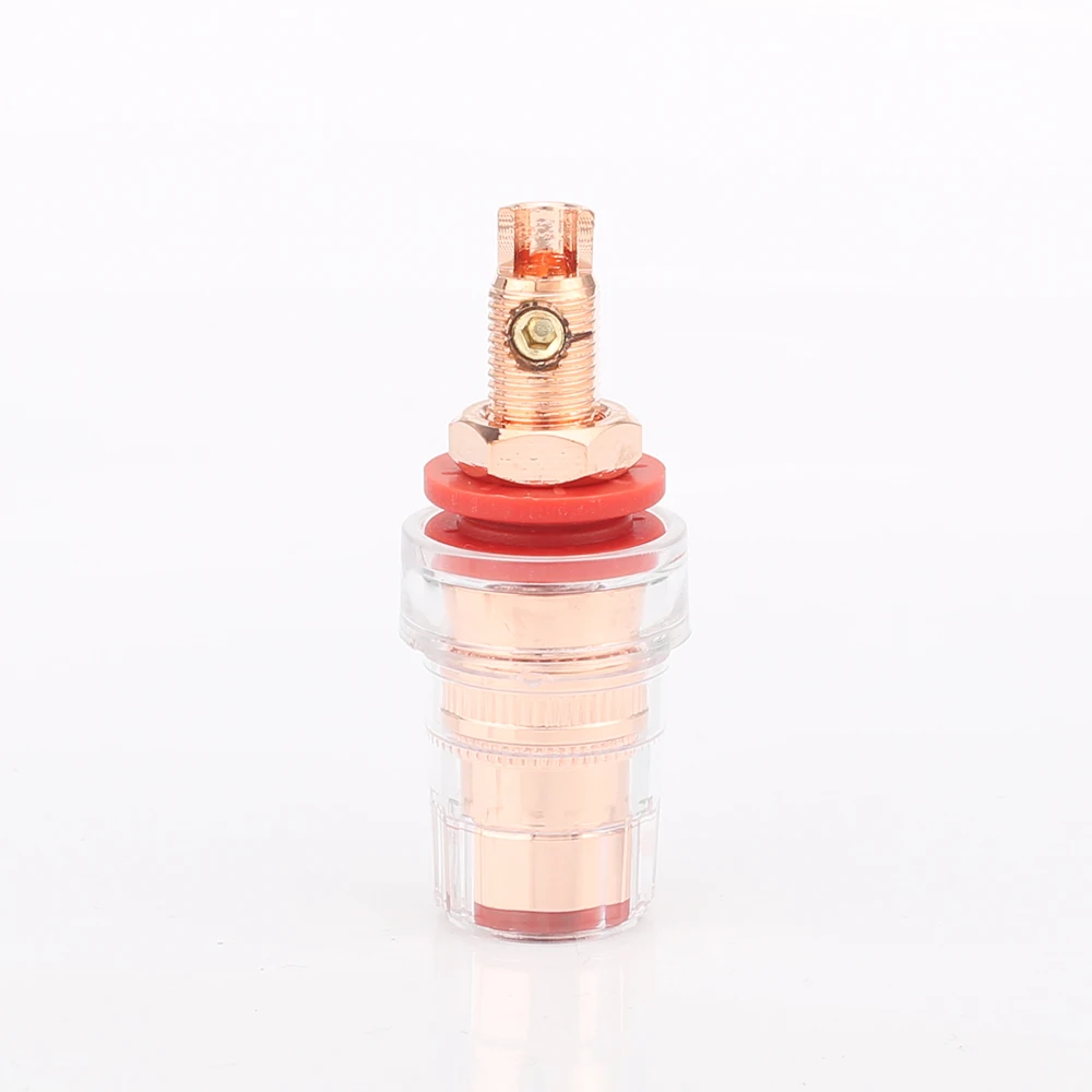 Audiocrast 99.9998 Purity copper plated Binding posts speaker connectors Binding post speaker panel