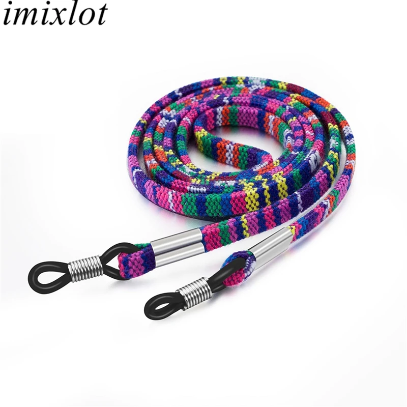 

Imixlot Ethnic Style Colorful Eyeglasses Rope Unisex Fashion Eyewear Lanyard Strap Sports Spectacle Neck Cord Eyewear Accessorie