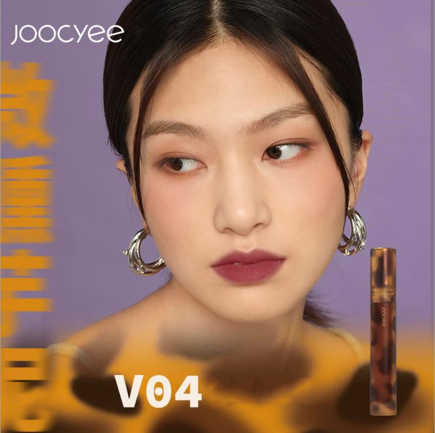 Joocyee Tortoise Shell Velvet Matte vloeibare lippenstift Lipgloss Glaze Soepel hydraterende waterdichte langdurige make-up