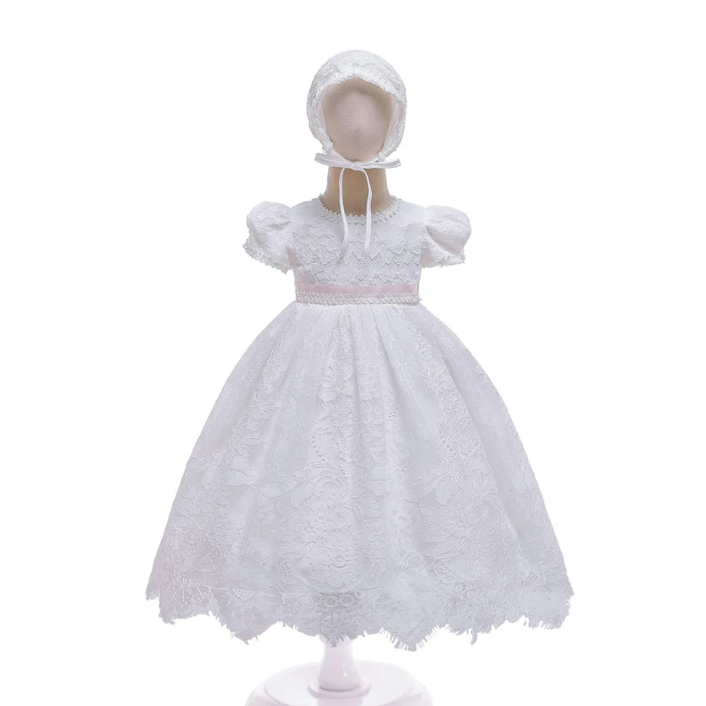 Vestido rendado infantil para casamento, vestido para meninas, primeira comunhão, vintage, barato, 2020