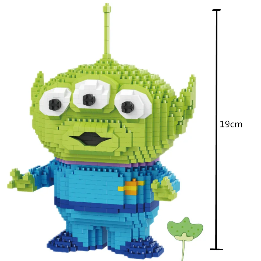 Toy Story 4 Alien Woody Building Block Diamond Bricks Buzz Lightyear Rex Bullseye Lotso Hugs Bear Mini Toy Figure For Children