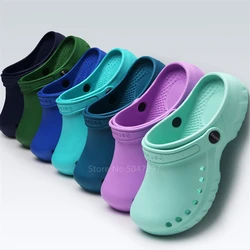 Unisex Shoes work wear Soft Anti-slip Slipper Waterproof Sandal Shoes Work Accessories lab scrub men women shoe