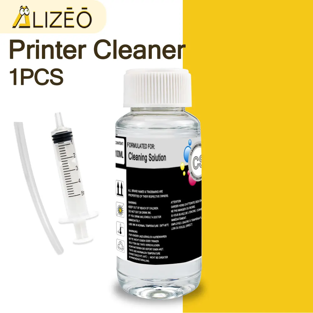 Efficient and powerful Print Head cleaner cleaning solution cleaning liquid fluid for HP EPSON CANON BROTHER Inkjet Printer