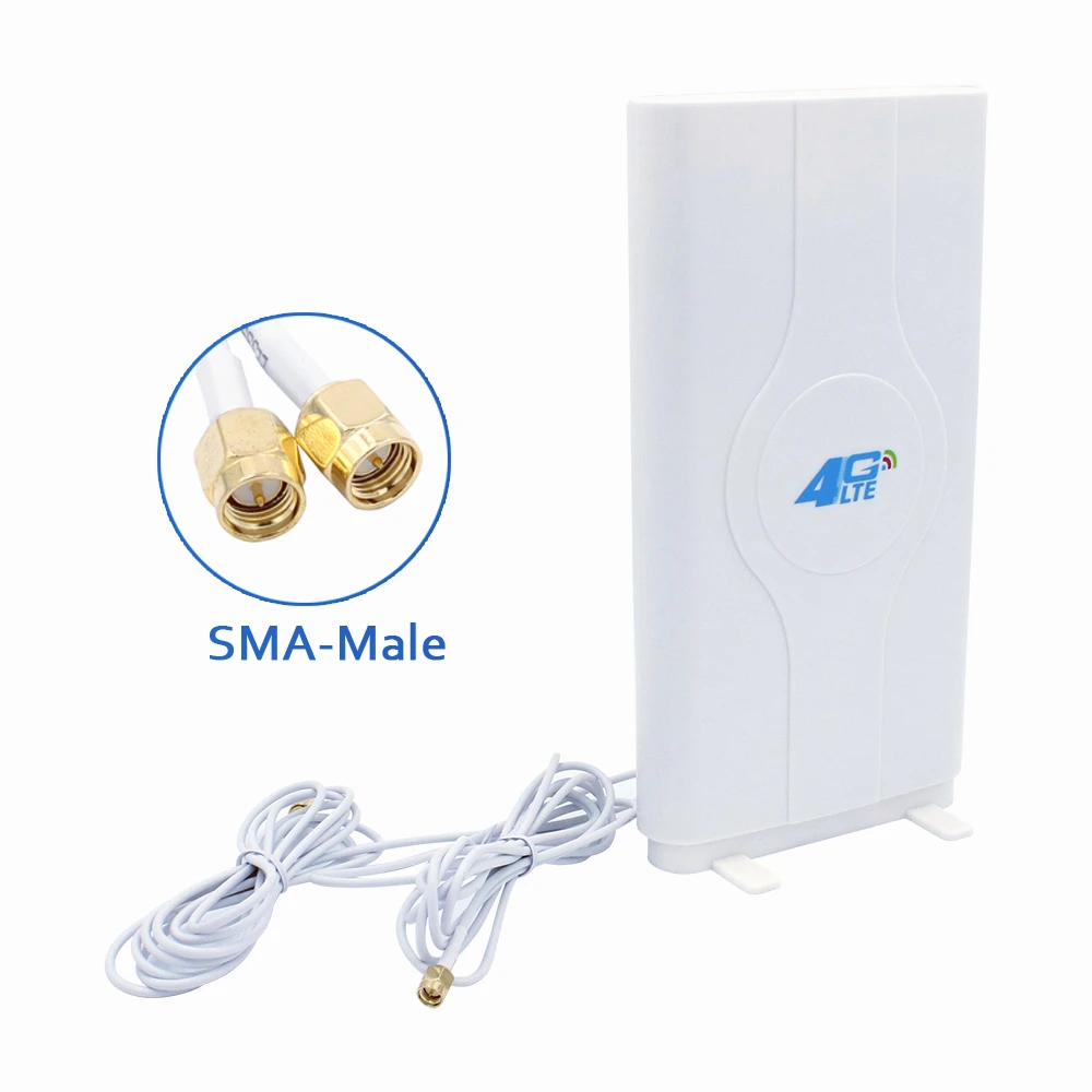 4G LTE Antenna  3G 4G antenna MIMO TS9 External Panel Antenne CRC9 SMA Connector 2m for Huawei E8372 E3372 B315 router modem