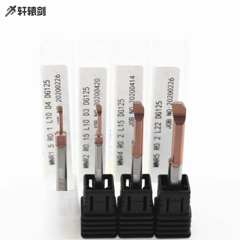 MNR3 R0.15 L 10 MNR4 R0.15 L15 MNR5 R0.2 L20 MNR6 R0.2 L20 Carbide Khe Cắm Dao Phay Địa Chấn Nhàm Chán Dụng Cụ CNC