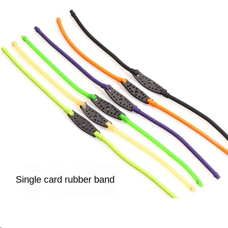 5pcs/lot Hunting Velocity Rubber Bands for Slingshot Strips Elastic Bungee Catapult Replacement Bow Slingshot Rubber Bands