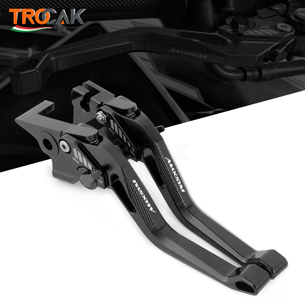 Новинка Для SYM MAXSYM 400 400i 600 600i все годы мотоцикла CNC алюминиевые регулируемые рычаги тормозной муфты мотоцикла Новинка Для SYM MAXSYM 400 400i 600 600i все годы мотоцикла CNC алюминиевые регулируемые рычаги тормозной муфты мотоцикла