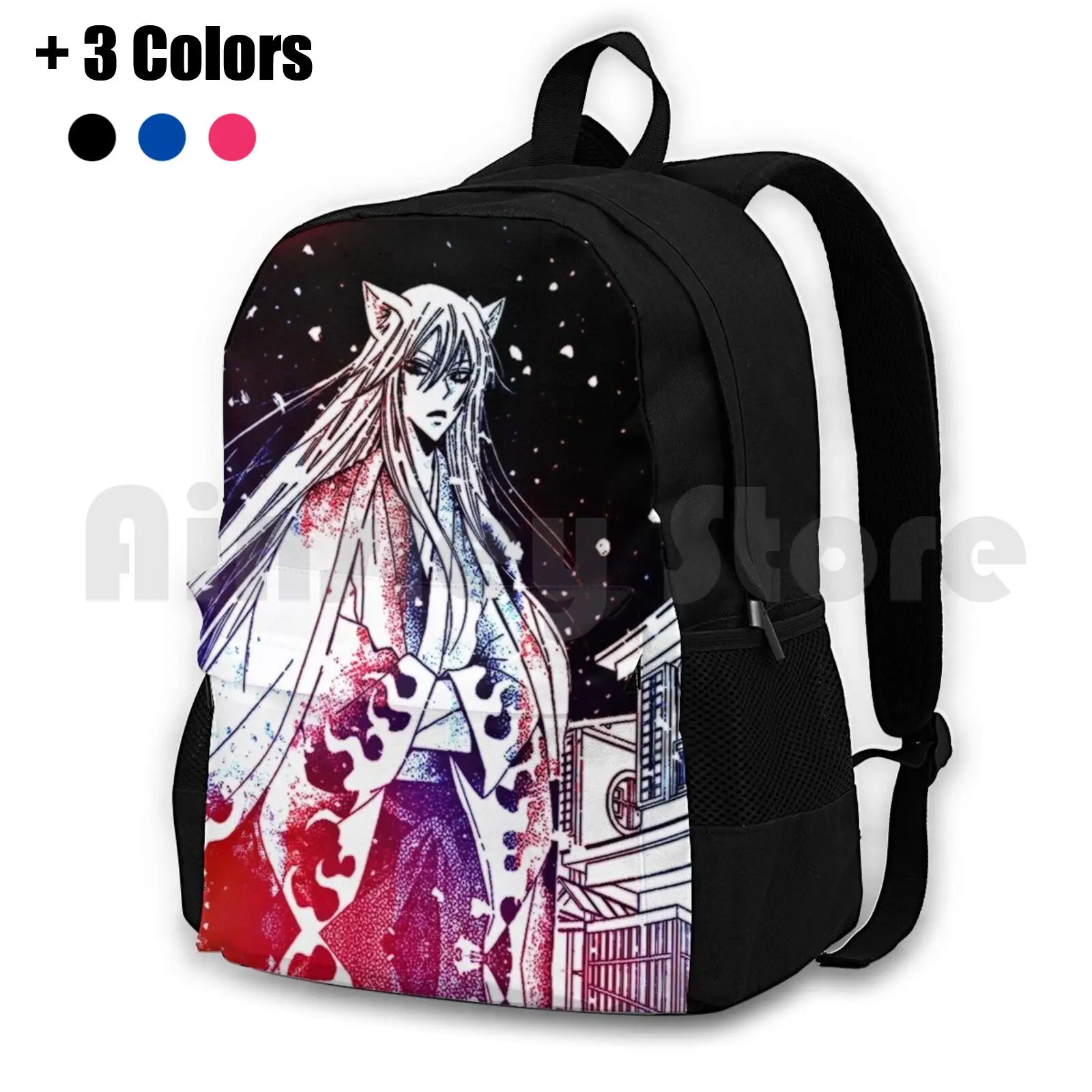 Tomoe Outdoor Hiking Backpack Waterproof Camping Travel Tomoe Kamisama Kamisama Kiss Kamisama Hajimemashita White Fox Human