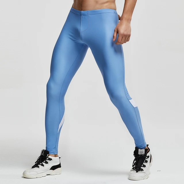 Collant running homme bleu best sale