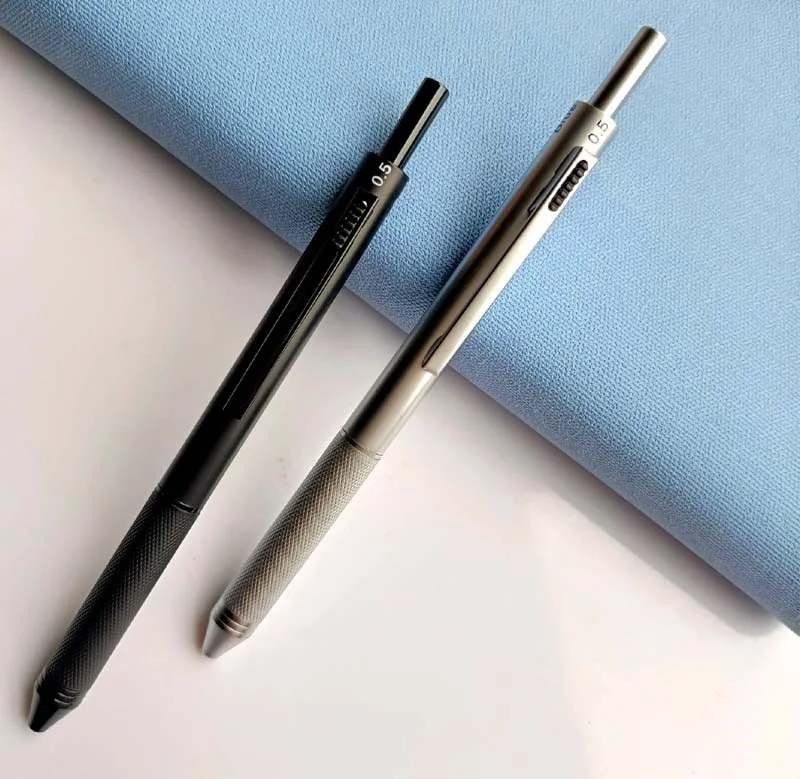 Bolígrafos De Metal Multicolor 4 En 1, Bolígrafo De 3 Colores, 1 Lápiz Automático Para Escuela, Oficina, Suministros De Escritura, Papelería, Procesado Práctico