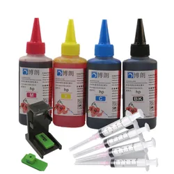 Tinta de impresora para cartucho de tinta Hp 304 XL Hp 301xl 301 300 302 303 xl 901 350 351 650 HP62 65 61 680 63 kit de recarga de tinta