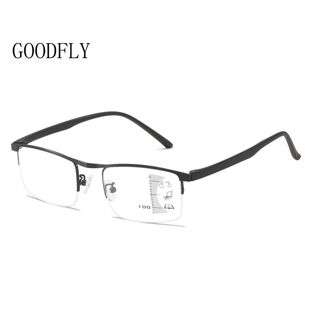 

Intelligent Progressive Multifocal Reading Glasses For Men Anti-Blue Light Eyeglasses Near And Dual-Use Adjustment Eyewear Women