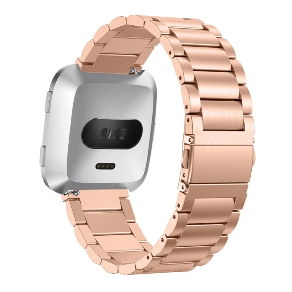 Stainless Steel Wrist Strap For Fitbit Versa 2 Watch bracelet For Fitbit Versa lite metal Strap Accessories